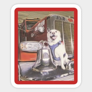 Firedog Sticker